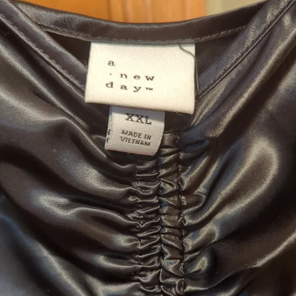 XXL Satin Finish Slip Dress A New Day. - Picture 5 of 6